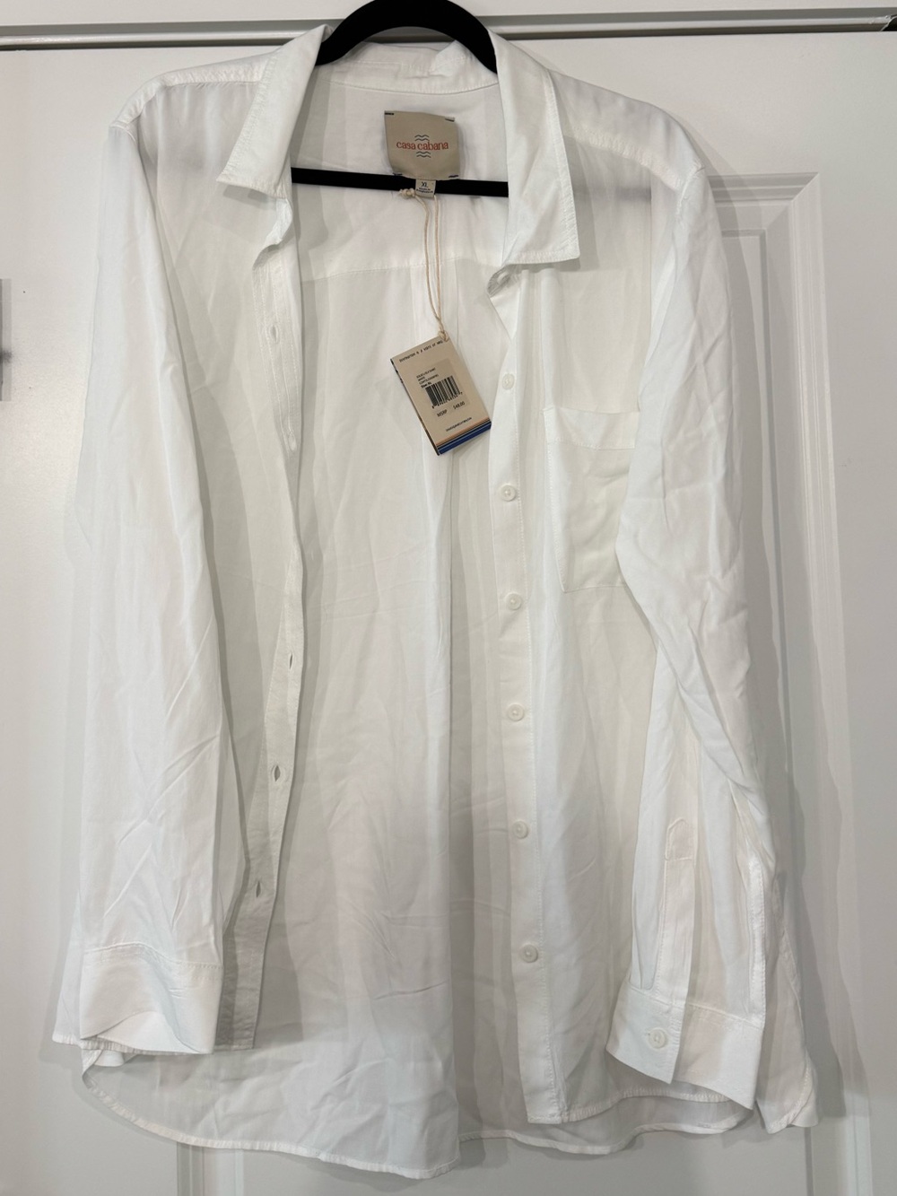 Women’s Casa Cabana White Button-Up Shirt - Lightweight